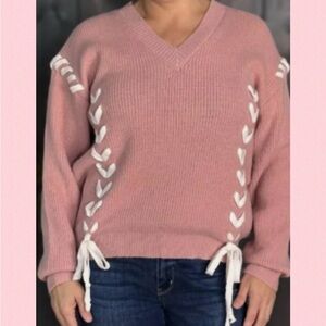 💖White Birch “Laced With Love Sweater”💖